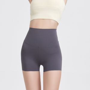 Miiow | High Waist Tummy Control Butt Lifting Yoga Shorts Womens Summer Outdoor Wear Anti-Light Base Layer Shark Pants Cat Person