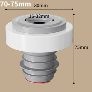 Silicone Bathroom Sewer Seal Ring Kitchen Sink Sewer Pipe Seal Plug Washing Machine Anti-odor Leakage Floor Drain Seal Connector