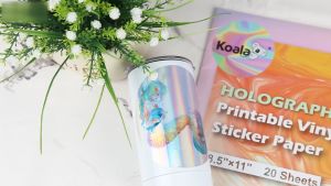 Holographic Sticker Label Film For Inkjet Printer A4 20sheets Printable Vinyl Sticker Paper Rainbow Waterproof Sticker