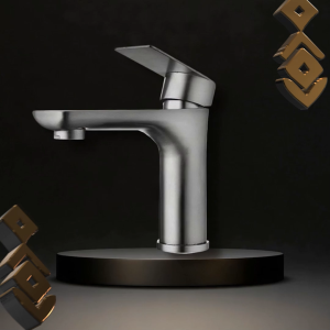 Keran Mixer Wastafel Cuci Tangan Hot & Cold Flat Bathroom Faucet FCT-106