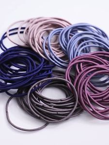 100PCS/Pack Women Rubber Band Korean Elastic Hair Hoop Simple Style Popular Hair Band Hair Tie