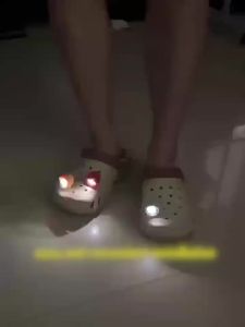2/4/8Pcs Waterproof Shoe Lights for Clogs Shoe Charms Accessories for Crocs Shoes 3 Light Modes Headlights for Camping Running