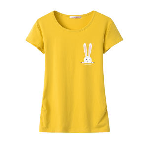 Leinuomandi Pure Cotton Short Sleeve T-Shirt Women Loose plus Size Slimming Half Sleeve Small Shirt Summer New Arrival