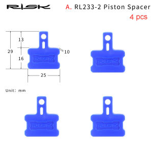Risk 4pcs Bicycle Oil Brake Change Stopper Piston Spacer Bike Disc Brake Block Pad Inserts Tool Cycling Accessories Filling Pad