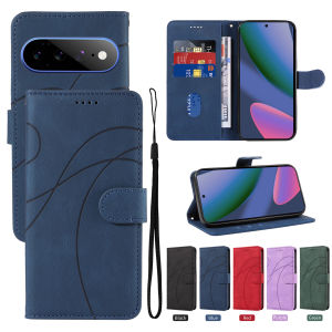 Leather Wallet Flip Case for Google Pixel 7 7A 8 8A 9 9A 10 10A 11 Pro XL | Kickstand Book with Card Holder Protective Cover