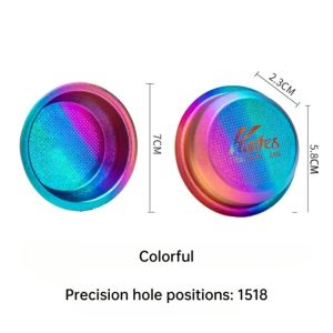 JUSTINLAU | JUSTINLAU 58mm Titanium Coffee Puck Screen 18g Precision Filter Mesh Reusable Espresso Filter Plate for Coffee Machine