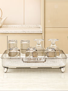 TAOXIAOHE | Luxury Cup Organizer Tray Rectangle