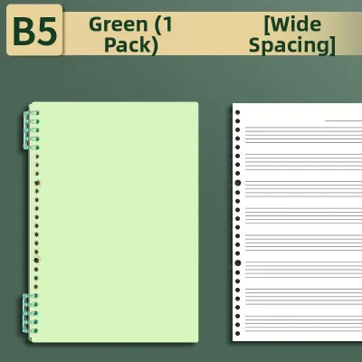 Wide Spaced Music Manuscript Book for Beginners 16k