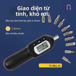 Cờ Lê Điều Chỉnh Mô-men Xoắn Kỹ Thuật Số 04-4N.m Với 10 Đầu Vặn Bằng Thép Không Gỉ Dùng Cho Sửa Chữa Ô Tô