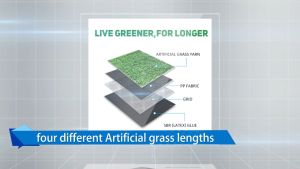 Karpet Rumput Sintetis Hijau Berkualitas Tinggi 6M×1M|3M×2M 30MM Tikar Rumput Palsu dengan Lubang Drainase