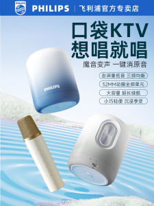 Philips Bluetooth Wireless Subwoofer High Fidelity Sound Box Large Volume Karaoke Ready Compact Size TWS Functionality