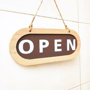 Wooden Business Open Closed Sign: A Durable & Stylish Choice for Your Store