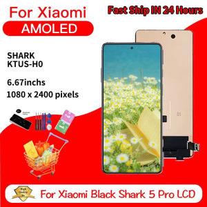 SHARK KTUS-H0 Premium Lcd For Xiaomi Black Shark 5 Pro 5Pro Display Touch Screen Digitizer Panel Assembly