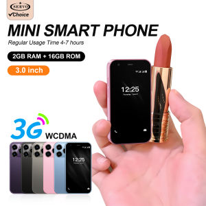 SERVO | Official SERVO 15SE Mini Android Smartphone 3G WCDMA 2GB+16GB Play Store WhatsAPP WiFi Face Unlock 3.0" Small Pocket Smart Phone