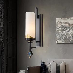 Đèn tường Trung Quốc mới đèn cạnh giường phòng ngủ tối giản hiện đại phòng khách đèn tường cầu thang lối đi