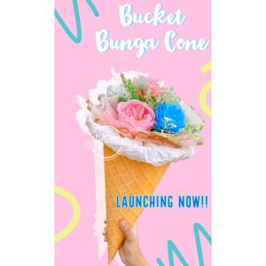 Buket ice cream Bouquet ice cone | Buket hadiah buket es krim | Buket bunga | Birthday gift graduate gift valentine anniversarry