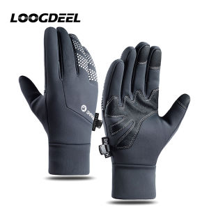 LOOGDEEL Winter Cycling Bike Gloves for Men Women Gloves with Touchscreen Fingers Winter Gloves for Women Men Cold Weather