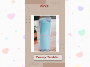 Kris 700ml Tweezy Tumbler Ungu Biru Dengan Sedotan Warna Ungu Biru Dengan Tutup Yang Rapat Krisbow