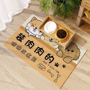 Durable Non-Slip PVC Pet Mat Waterproof Urine Resistant Cat Feeding Mat Easy Clean Long Lasting Carpet for Cats And Dogs