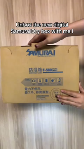 Samurai Dry Box - F580 Blue with Free blue/orange Silica Gel Bottle 500g