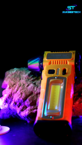 Turbofan Senter Kipas Vacum Mini 3 in 1 Cahaya Super Terang 7 Mode Multifungsi F020