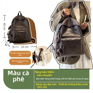 Balo Học Sinh Da Cao Cấp Bền