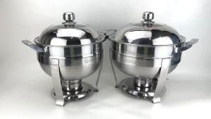 SUPRA Deep Soup Bowl 28cm tutup Hidome / panci Prasmanan Bulat SUPRA food warmer Tutup Hidome