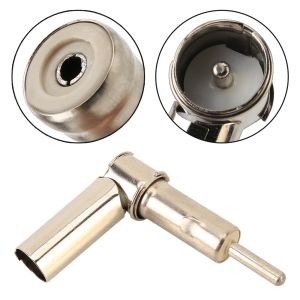 1 Set Car Vehicles Radio Stereo Aerial Antenna Mast Male and Female Adapter Connector Plug Copper Connector Plug