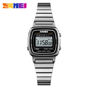 SKMEI | Đồng Hồ Kỹ Thuật Số Thời Trang Nữ SKMEI 1901 Phong Cách Kinh Doanh Thanh Lịch Có Chức Năng Lịch Báo Thức Đếm Ngược Dây Đeo Thép Không Gỉ