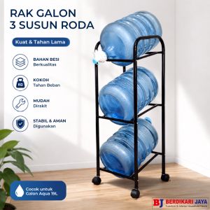 RAK GALON AIR 3 SUSUN / Rak Penyimpanan