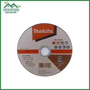 Đá cắt inox 100mm Makita D-18758lưỡi cắt sắtinox