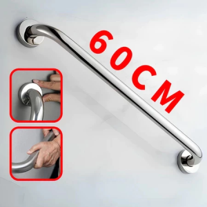 60cm Pegangan Pintu Kamar Mandi Handle Kamar Mandi Baja Tahan Karat Anti Jatuh Dan Anti Selip