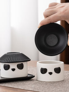 Đồng Phục Múa Lân Trung Tính Đồ Dùng Ăn Uống Thiết Bị Pha Trà Tách Trà Bằng Gốm Toàn Bộ Dễ Thương Tách Trà Và Lọc Nước Cho Gia Đình