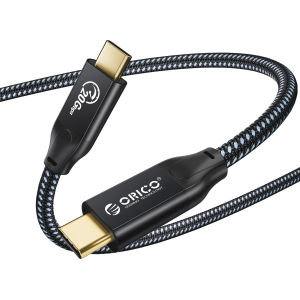 ORICO 20อะแดปเตอร์ Gbps USB C ไปยัง USB C สายชาร์จเร็ว PD ความเร็วสูง100W พลังงาน HD 4K 60Hz วิดีโอพร้อมชิป E-Mark สำหรับ MacBook
