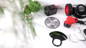 【B•SZDL】เครื่องตัดหญ้าไฟฟ้า 2680W 198v พร้อมการรับประกัน เครื่องตัดหญ้าไร้สายพร้อมแบตเตอรี่ 68000 mAh และใบมีด 9 ใบรวมอยู่ด้วย