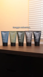 KAHF Man Facial Wash - Energizing and Brightening | Oil and Comedo | Oil and Acne | Exfo Scrub | Acne and Pore Scrub | Brightening & Dark Sport Scrub 100ml