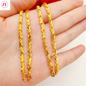 XT เครื่องประดับเกาหลี 24K สร้อยคอกระต่าย คอกระต่ายแฟชั่น 916 สำหรับชุบทองแท้หญิง