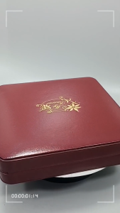 [ Woosilver ] Hộp Trang Sức Si Nhật Da Đỏ My Precious – Sang Trọng & Tiện Lợi – H501