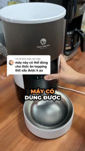 Máy cho mèo ăn tự động có thu âm giọng nói Máy đổ hạt thịt sấy tự động App WIFI - Fairy Marina