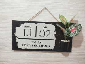 Hiasan Dinding Blok Nomor Rumah & Dekorasi Interior