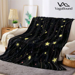 BILIBILI | starry night swirl Flannel Blanket Warm Soft Halloween Christmas Decorative Couch Warm Cozy All-Season Gift