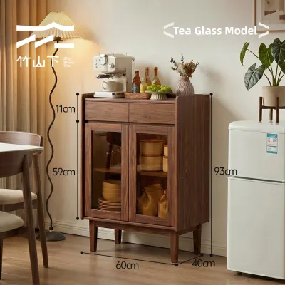 ZHUSHANXIA | Small Living Room Coffee Cabinet and Wine Bar Storage Cabinet
