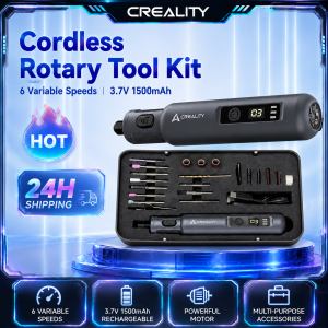 Creality | Creality Cordless Rotary Tool Kit 6 Variable Speeds 6th Gear Adjustment 3.7V 1500mAh Cordless Handheld 3D Printer Parts