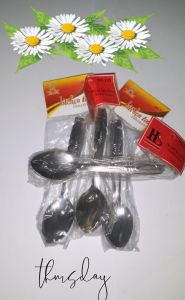 sendok kopi stainles pendek isi 12ps [1pak]