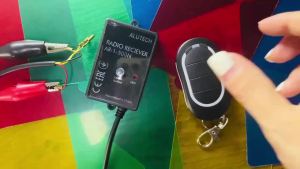 Điều Khiển Từ Xa Dạng Móc Khóa Alutech AR-1-500N 43392 MHz Mã Động Tương Thích Với Alutech AT 4N Dụng Cụ Mở Cửa Rào Chắn Điều Khiển Từ Xa Nhà Để Xe