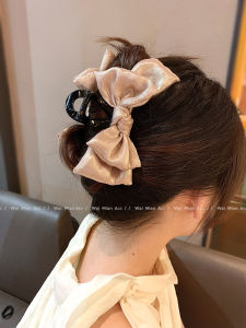 Large Butterfly Knot Hair Clip Womens Back of Head High-End Feeling 2025 New Full Head Hair Clip Shark Clamp Fashion Accessories