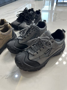 Comfortable Soft Bottom Climbing Shoes Breathable Mesh Upper Ultra-Leather Casual Outdoor Mens Workwear Anti-Slip Sports Hiking Boots