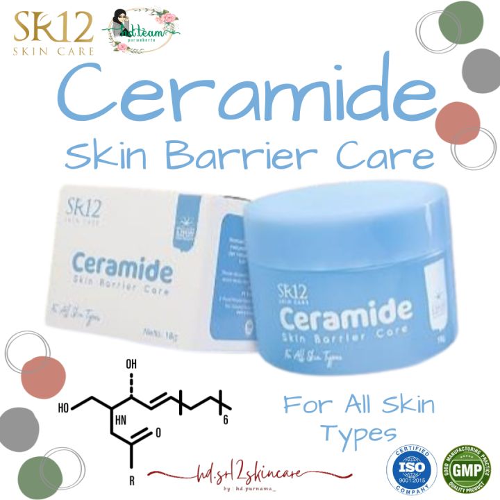 CERAMIDE SR12 Skin Barrier Repair Moisturizer Gel Cream Pelembab Wajah Glowing Cocok untuk Semua