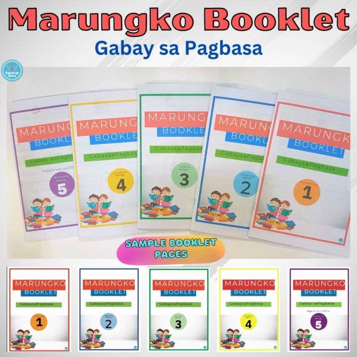 Marungko Booklet Gabay Sa Pagbasa Workbook Worksheet | RABAH UP STORE ...