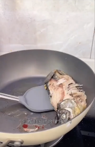 stainless steel frying spatula wider flat spatula frying fish steak spatula kitchen frying spatula